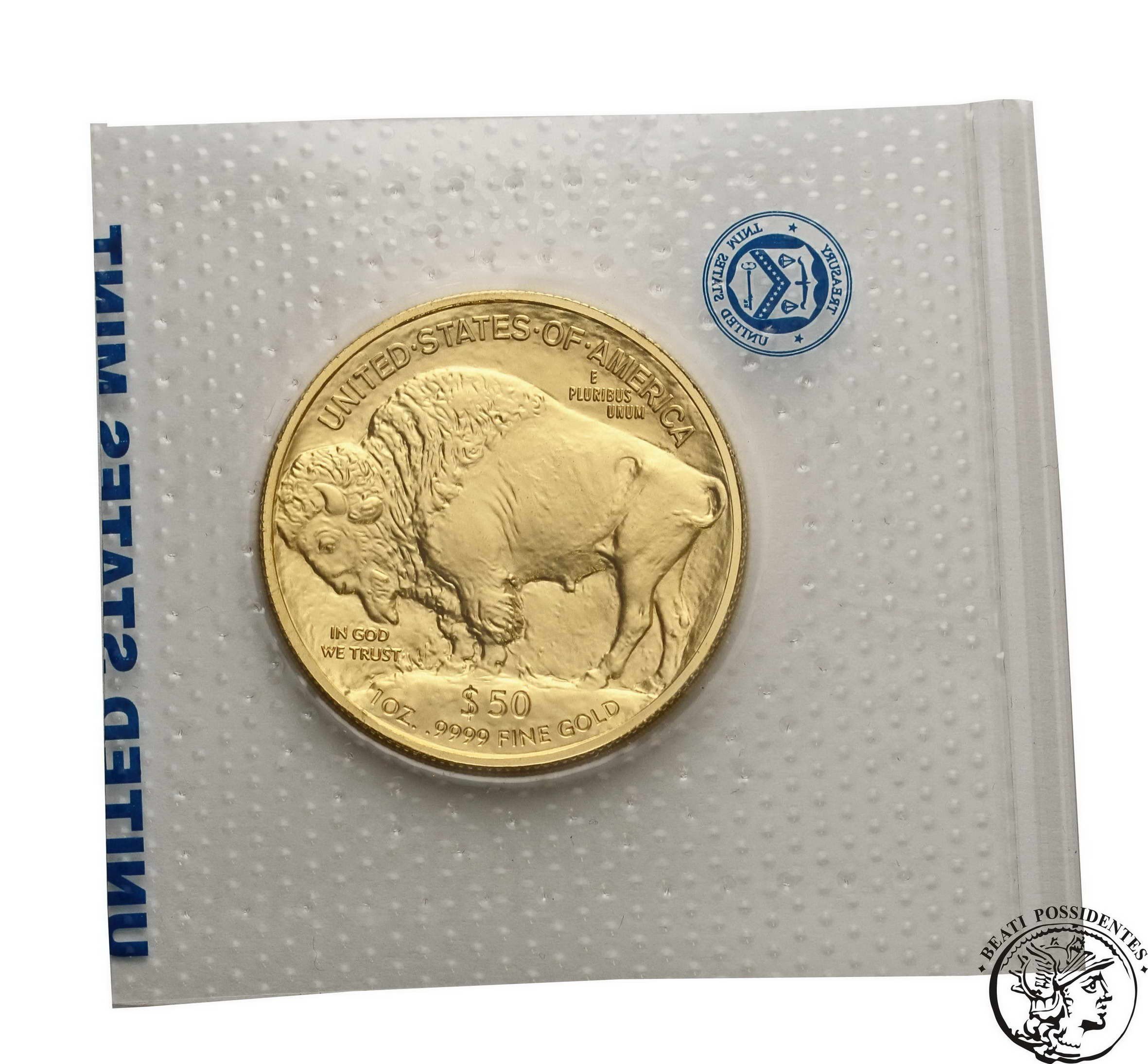 USA 50 $ dolarów Bizon 1 Oz Au 999 2013 st. 1